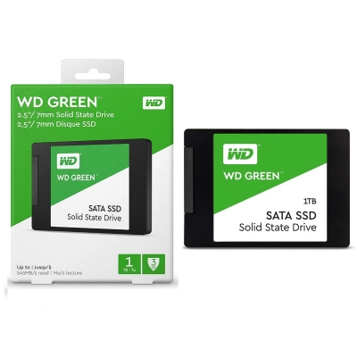 DISCO SOLIDO SSD WD 1TB GREEN 2.5" SATA 3