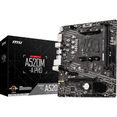 MOTHERBOARD MSI A520M-A PRO