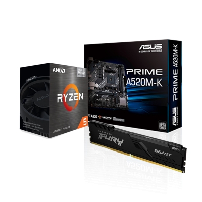COMBO ACTUALIZACION AMD RYZEN 5 5600G  A520M-K  8 GB