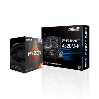 COMBO ACTUALIZACION AMD RYZEN 5 5600G  A520M-K